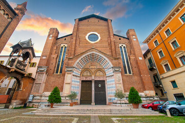Basilica di Santa Anastasia in Verona, Italy