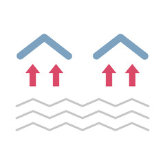 Heating floor Vector icon which can easily modify or edit