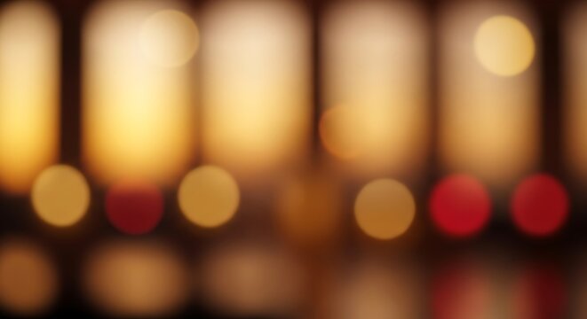 Abstract Urban Lights - A Bokeh Symphony of City Nights.