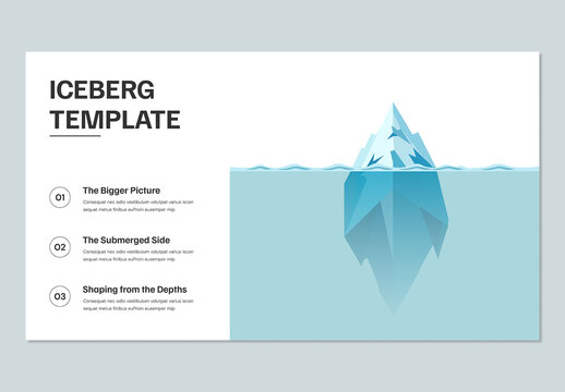 Modern Iceberg Infographic Layout