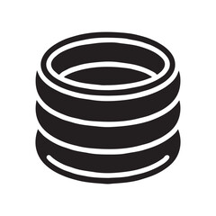 Stackable Rings Solid Accessory Icon