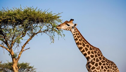 giraffe in the savannah