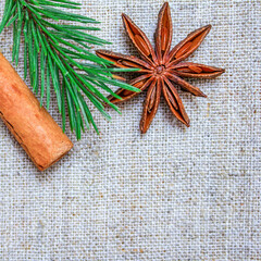 Christmas photo with space for inscriptions, this photo can be used for both Christmas and New Year themes, as well as for winter themes