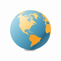 Naklejka premium Globus