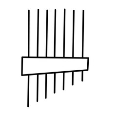 musical instrument vector icon