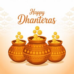 Shiny Gold Dhanteras Background