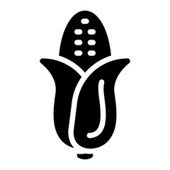 Maize glyph icon
