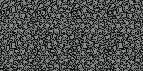 Abstract geometric seamless pattern of blotchy spots, imitation leather. Vector illustration.