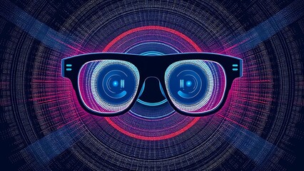 Digital landscape of glowing AI circuits dissolving into toxic green smoke, hinting at hidden environmental impacts.