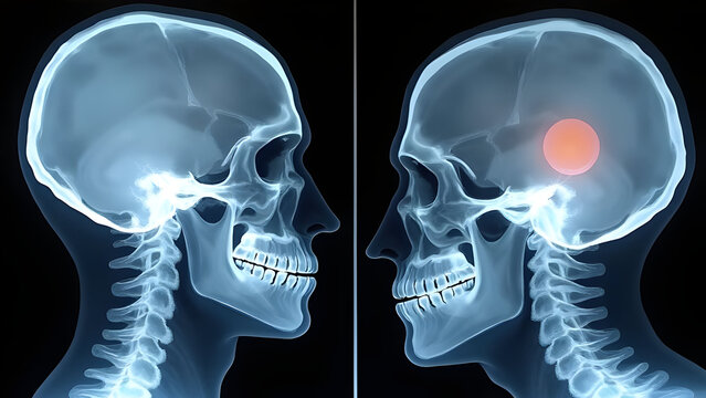 Occipital Bone Fracture With Posterior Skull Pattern
