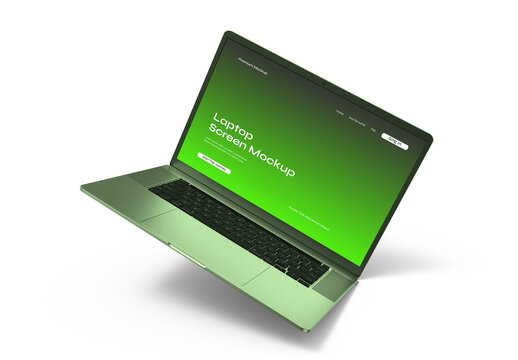 Laptop Display Mockupb Template