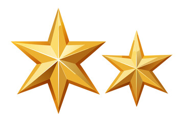Obraz premium Christmas star with golden glow, vector design 