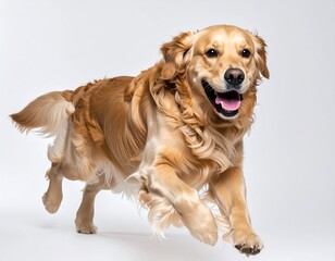 Golden Retriever in motion