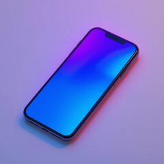 mobile phone with blank screen