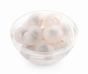 Longan isolated on white background.