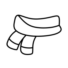 Scarf icon vector