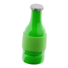 Fototapeta premium Fruit juice 3d illustration
