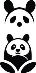 Cute Panda Bear Cub Vector Illustration Cartoon Character