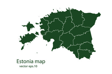 Obraz premium Estonia map