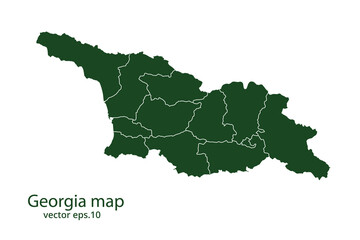 Obraz premium Georgia 2 map