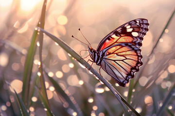 butterfly on the flower