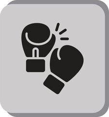 Boxing gloves icon