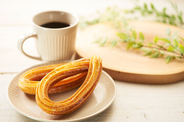 チュロス　スペインの揚げ菓子のイメージ