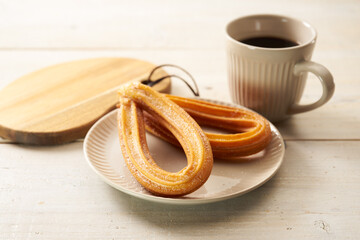 チュロス　スペインの揚げ菓子のイメージ