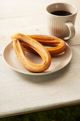 チュロス　スペインの揚げ菓子のイメージ