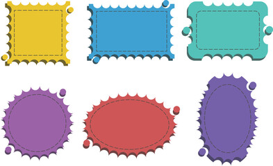 frame or Label Template in vector