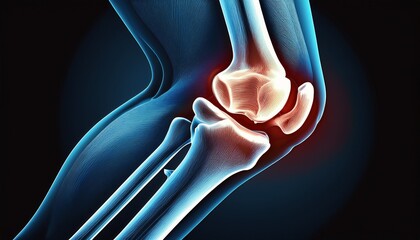 x ray of knee joint with osteoarthritis subchondral sclerosis of the articular surfaces marginal bone growths moderate narrowing of the joint space