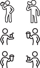 Line Art Portraits Diverse Avatars for User Profiles and Branding icon