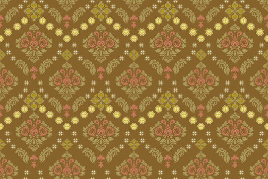 seamless damask pattern