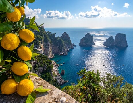 lemons in capri