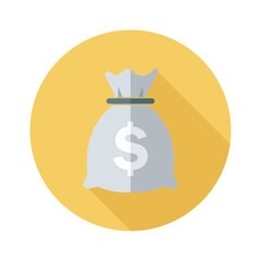 Vector Money Bag Wealth Success Finance Investment Savings Earning Business Income Economy Growth