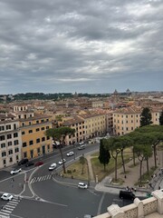 panoramic view of rome