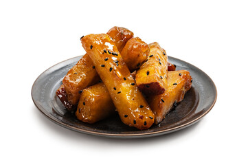 拍子木切りの大学芋