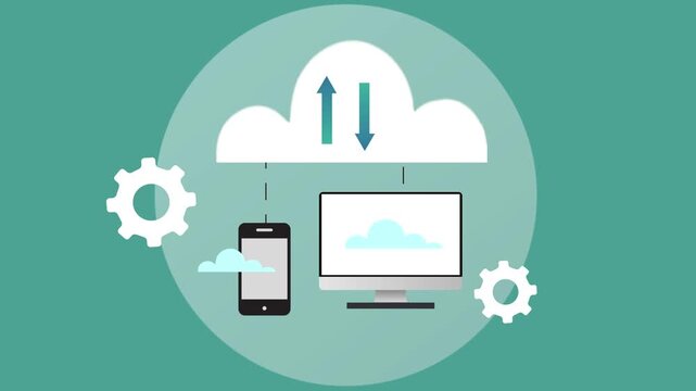 4K Motion Graphics, Web Hosting Platform and Cloud Service Network