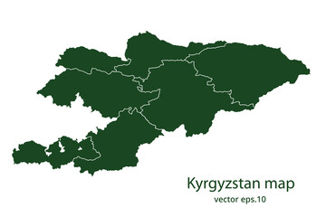 Kyrgyzstan map