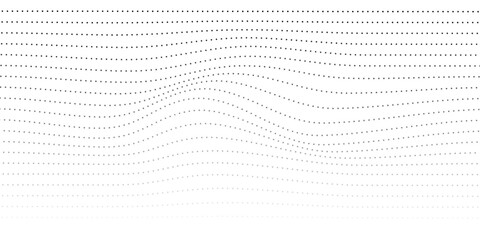 Graphic regular dots grid background. Panorama paper sheet for web design. eps10.