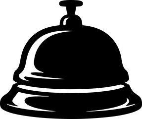 bell icon silhouette vector illustration