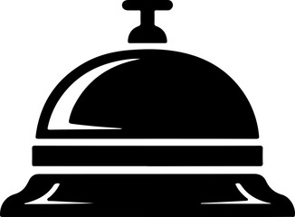bell icon silhouette vector illustration