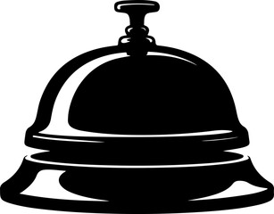 bell icon silhouette vector illustration