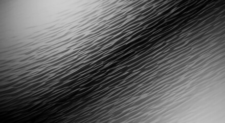 Abstract Wave Pattern Black and White