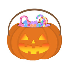 Halloween Pumpkin Candy Lantern