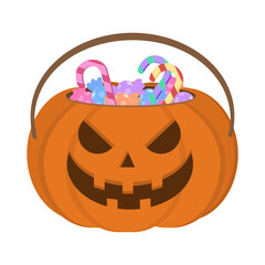 Halloween Pumpkin Candy Lantern