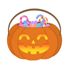 Halloween Pumpkin Candy Lantern