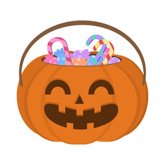 Halloween Pumpkin Candy Lantern