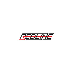 Redline modern typographic logo.