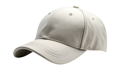 Baseball cap isolated on white background simple and clean.